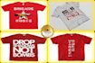 design creative typography and illustrative t shirt design