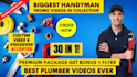 do handyman or handyman service or plumber service video