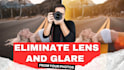 remove lens glare and sun flare through photoshop editing