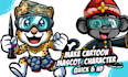 make cartoon mascot, logo gaming, and event quick