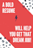 write a professional resume and cover letter