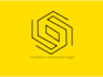 do modern line art text logo design