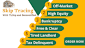 provide you motivated seller leads with skip tracing