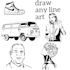 draw anything in line art style