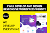 develop sales focused website
