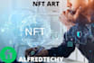 create nft art, nft 3d art, nft animation, crypto art