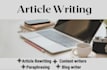 write SEO optimized and key word researched blog