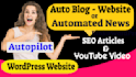 create auto blog or news website with a premium theme
