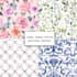 design creative watercolour seamless patterns for prints