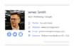 a professional HTML email signature