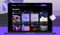 design mobile app ui ux design with dashboard, prototype and landing page design