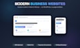 build a modern business website in react and nextjs