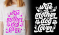 design custom typography t shirt design