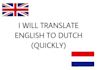 translate english to dutch