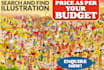 create search and find illustrations wheres waldo style