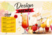 design cafe menu book using canva