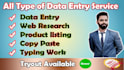 do data entry, copy paste and word data entry work for you