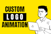 create professional custom logo animations or youtube intro