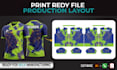 create sublimation jersey layout and print ready production files
