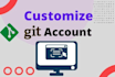 create amazing github profile account
