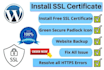 install free SSL certificate https on website or wordpress