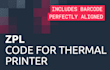write zpl code for zebra thermal printer