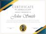design completion, appreciation and achievement certificate