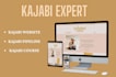 be your kajabi , samcart course, website expert