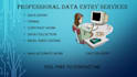 do data entry, copy paste, data conversion