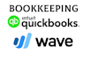 do bookkeeping  in quickbooks online and wave accounting, data entry