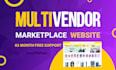 create multi vendor ecommerce marketplace website