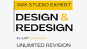 design wix studio or redesign wix studio website