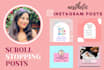 create aesthetic instagram posts