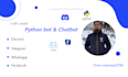 do python bot and chatbot creation for you
