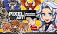 do pixel art monsters or character