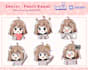 draw twitch emotes in a kawaii style