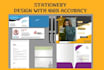 design creative business card,envlobe,presentation folder,