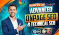 do onpage and technical wordpress SEO optimization using yoast or rank math
