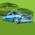 created your car into digital artwork