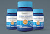 custom supplement bottle and packaging label design for vitamins
