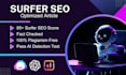 write surfer SEO optimized articles with jasper ai