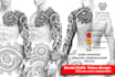 create celtic, nordic, viking, runes tattoo vector stencil design