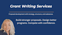 provide expert grant writing services