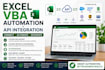 provide API integration using excel vba