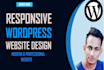 design a unique wordpress website design with elementor