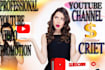 set up and optimize your youtube