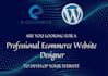 create  ecommerce website professional wordpress ecommerce website