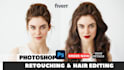 do real picture editing, photoshop hair, change hairstyle or color, fix beard