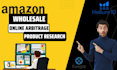 do amazon fba wholesale product hunting or product research
