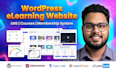 setup elearning  website using wplms, learnpress, tutor